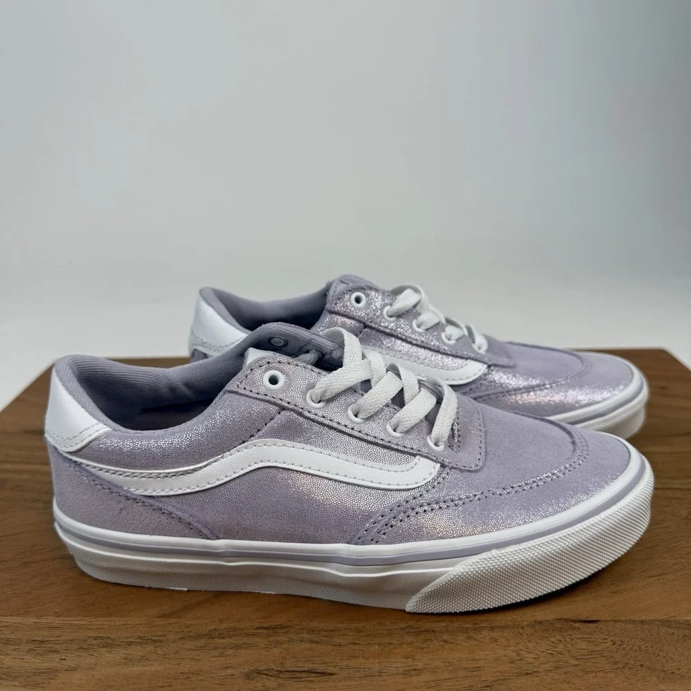 New NIB‎ Big Kids Vans Brooklyn Ls Suede Skateboarding Sneakers Shoes 4 Y